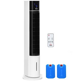 41" Bladeless Oscillating Cooling Air Conditioning Standing Fan W/remote Control