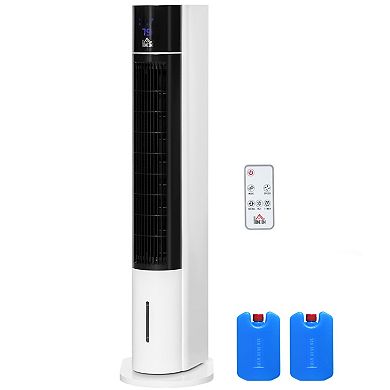 41" Bladeless Oscillating Cooling Air Conditioning Standing Fan W/remote Control