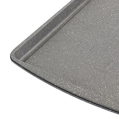 Oster Cocina 3 Piece Carbon Steel Cookie Sheet in Greystone