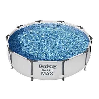 Bestway Steel Pro MAX 10'x30" Round Above Ground Outdoor Swimming Pool with Pump