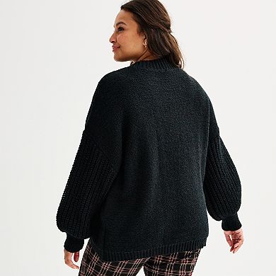Juniors' Plus Size SO® Crewneck Sweater
