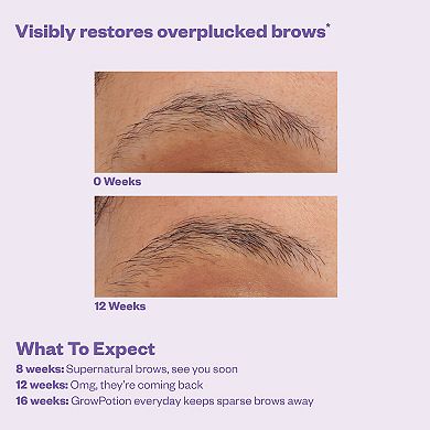 GrowPotion Fluffy Brow + Lash Boosting Serum