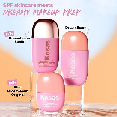 DreamBeam Silicone-Free Mineral Sunscreen SPF 40 with Ceramides and Peptides