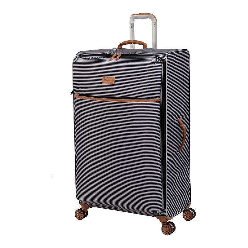 EAN 5056500204894 product image for it luggage Beach Stripes Softside Spinner Luggage, Black Gray | upcitemdb.com