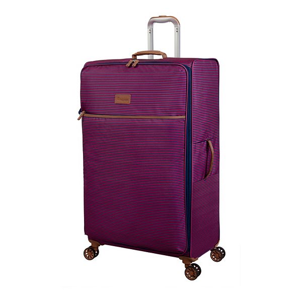 it luggage Beach Stripes Softside Spinner Luggage - Blue Pink (34 INCH)