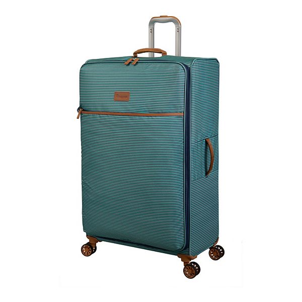 it luggage Beach Stripes Softside Spinner Luggage - Teal (34 INCH)