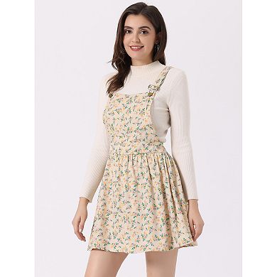 Women's Adjustable Shoulder Straps Cute Mini Overall Dress