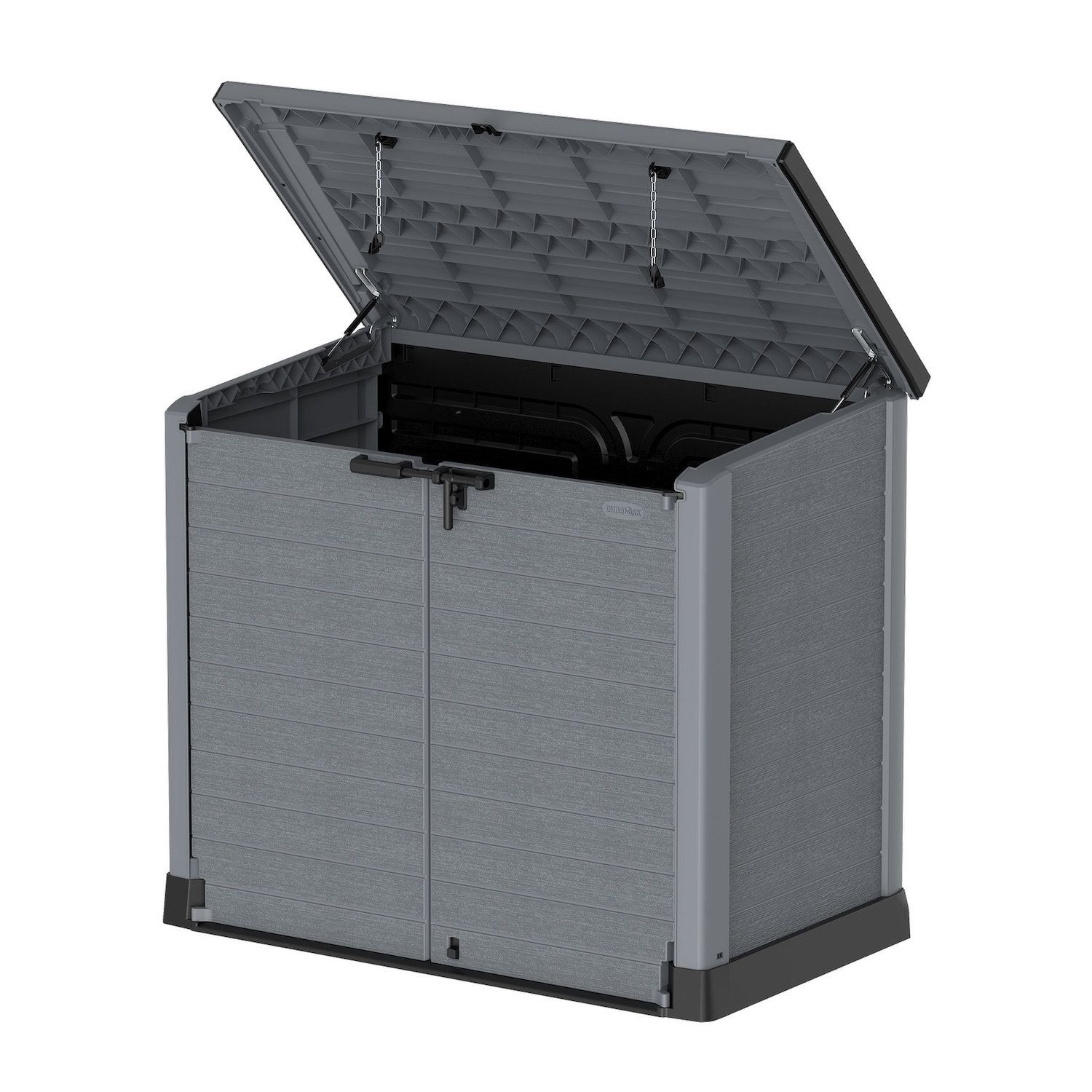 175 Gallon Outdoor Storage Box with Universal Wheels and Zippered
