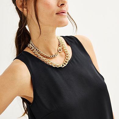 Women's Nine West Round Neck Shell Tank Top