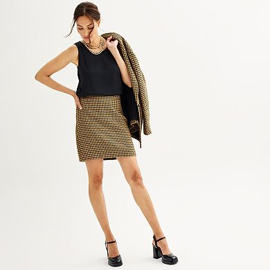 Women's Nine West Round Neck Shell Tank Top