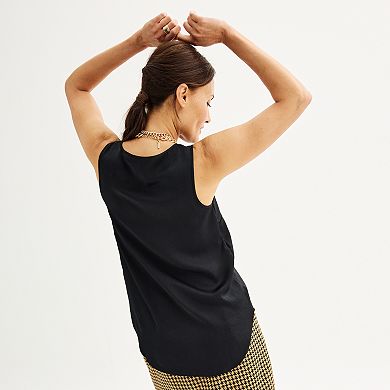 Women's Nine West Round Neck Shell Tank Top