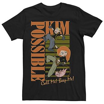Disney's Kim Possible Ron And Rufus Men's Tee