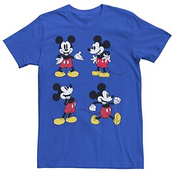 Men's Disney's Mickey Mouse Classic Happy Poses Tee