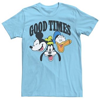 Men's Disney's Mickey Classic Disney's Mickey Goofy Donald Good Times Tee