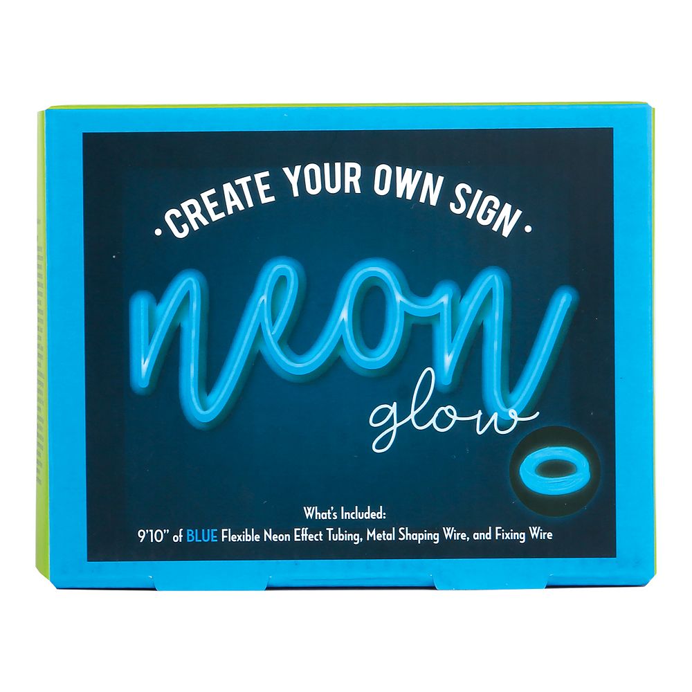 iscream Customizable Blue Neon Sign