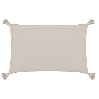 Sonoma Goods For Life® Tan Woven Plaid Throw Pillow