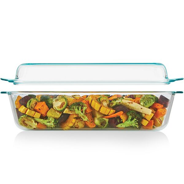 pyrex 9 x 13 glass baking dish with lid