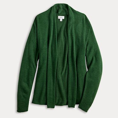 Women's Croft & Barrow The Extra Soft Closureless Cardigan