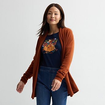 Women's Croft & Barrow® The Extra Soft Closureless Cardigan