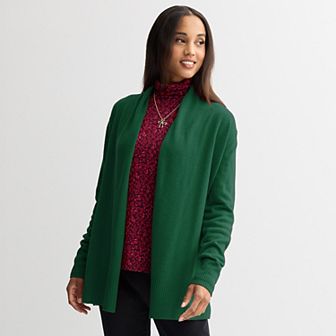 Women's Croft & Barrow® The Extra Soft Closureless Cardigan