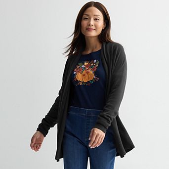 Women's Croft & Barrow® The Extra Soft Closureless Cardigan