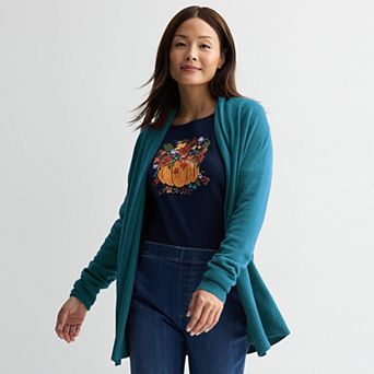 Women's Croft & Barrow® The Extra Soft Closureless Cardigan
