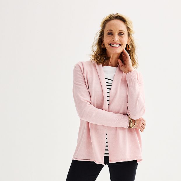 Kohls 2025 pink cardigan