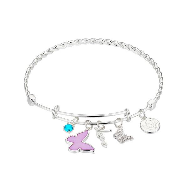 Love This Life® Cubic Zirconia & MotherofPearl "Love" & Butterfly