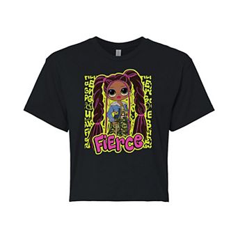 Juniors' L.O.L. Surprise! O.M.G. Fierce Cropped Graphic Tee