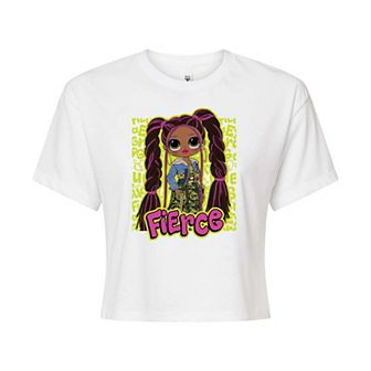 Juniors' L.O.L. Surprise! O.M.G. Fierce Cropped Graphic Tee