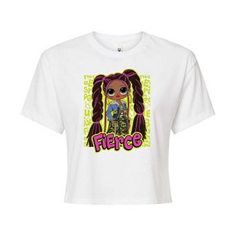 Juniors' L.O.L. Surprise! O.M.G. Fierce Cropped Graphic Tee