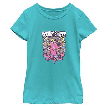 Girls 7-16 Scooby-Doo A Lot Of Food Graphic Tee