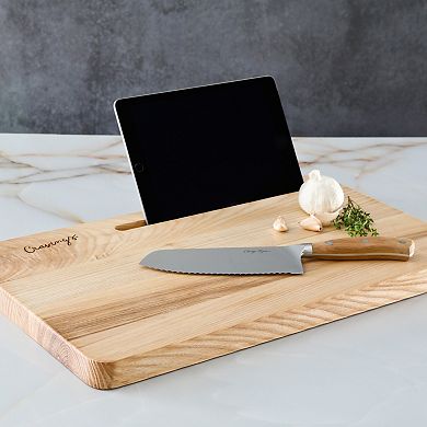 Cravings By Chrissy Teigen 21 Inch x 13 Inch Reversible Ash Wood Cutting Board