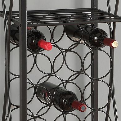 Monarch Home Bar Wine Rack Floor Decor