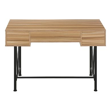 Monarch Contemporary Farm Style Computer Desk