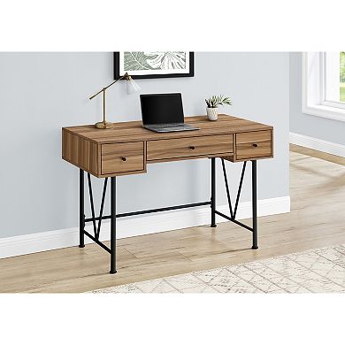 Monarch Contemporary Farm Style Computer Desk