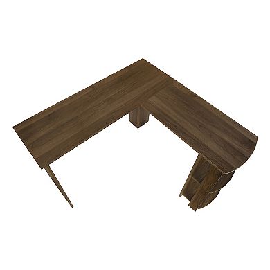 Monarch Contemporary L-Shape Computer Desk