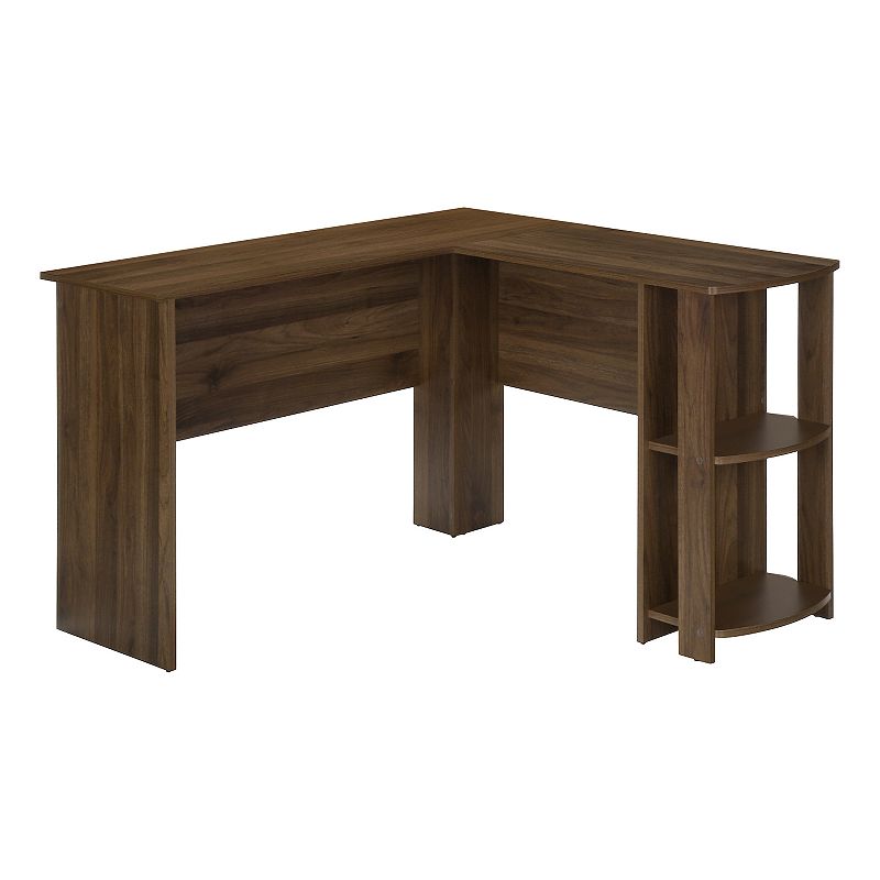Monarch Specialties - Computer Desk  Corner  48 L  L Shape  Work  Laptop  Brown Laminate