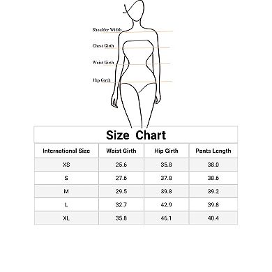 Women's High Waist Pants Elastic Back Straight Leg Work Trousers