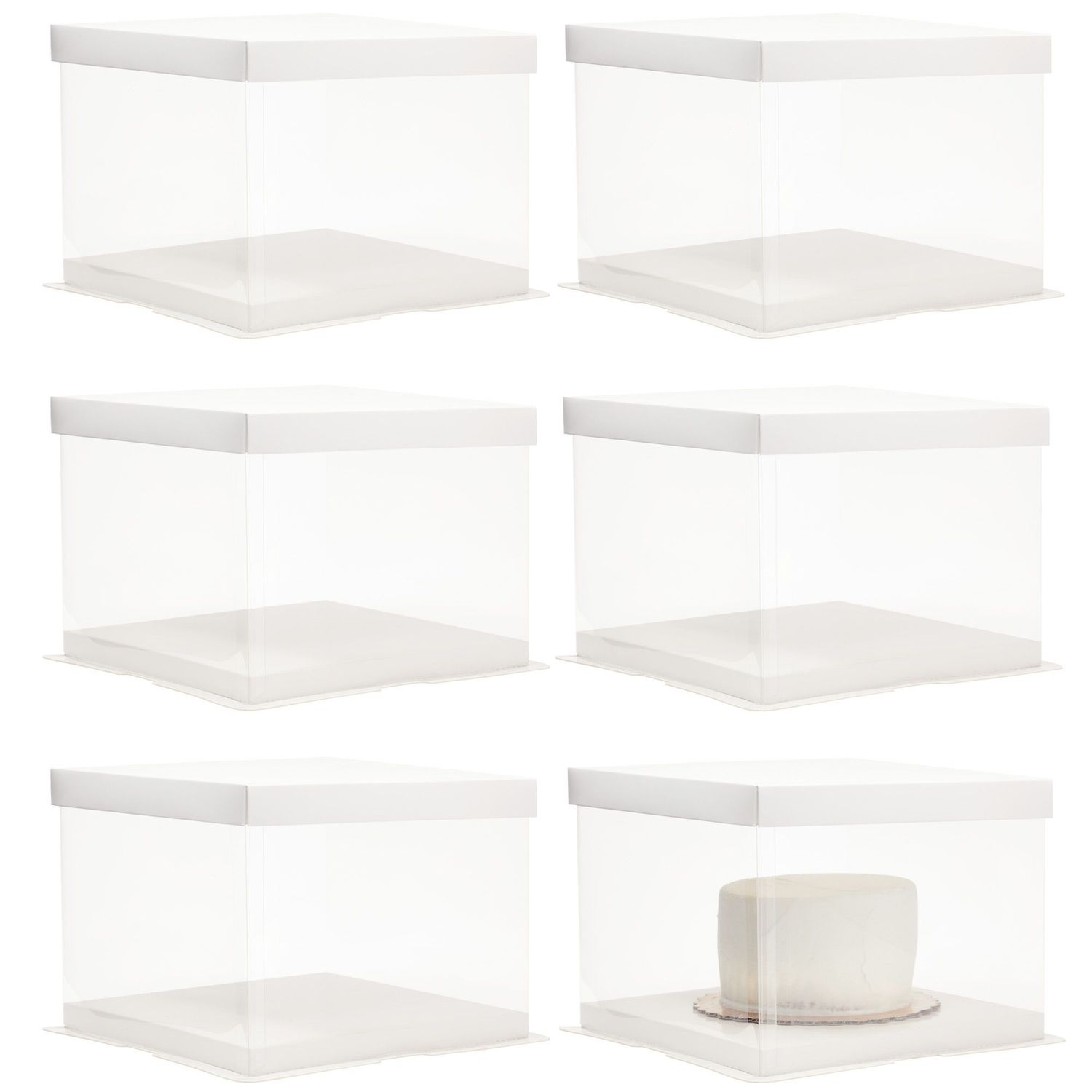 1pc PP Cake Storage Box, Modern Portable Organizer For Kitchen