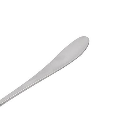 Stainless Steel Round Kitchen Table Soup Serving Spoon Scoop 5pcs Silver Tone