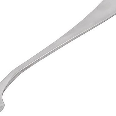 Stainless Steel Round Kitchen Table Soup Serving Spoon Scoop 5pcs Silver Tone