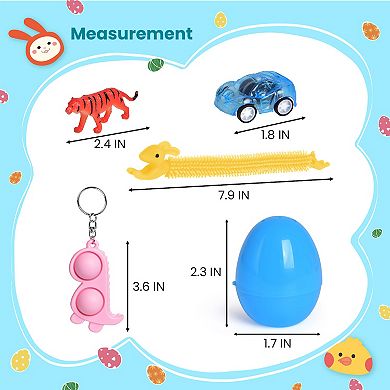 Easter Eggs with Party Favor Toys 100PCs Mini Toys for Kids Toys