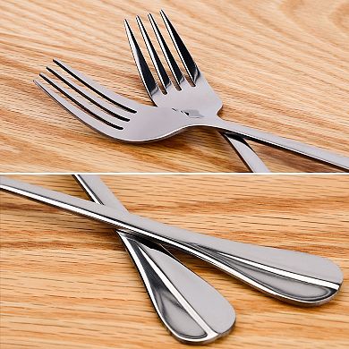 Restaurant Dinner Metal Tableware Flatware Serving Fork 7" Long 10Pcs