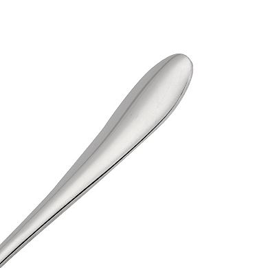 Caffee Shop Stainless Steel Flatware Tea Spoons Porridge Scoops 5pcs Silver Tone