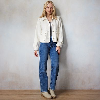 Petite LC Lauren Conrad Shacket