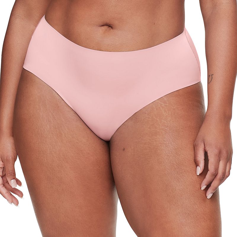 Warners Smooth It Over Front-Smoothing High Waist Hi-Cut Panty RT9021P, Women's, Size: XL, Blush
