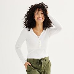 Kohl's sonoma goods for life Women's Sonoma Goods For Life® Mockneck Waffle  Top 30.00