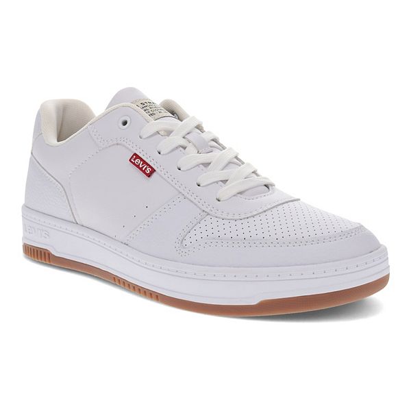Levi's&reg; Drive Men's Low-Top Sneakers - White Gum (8)