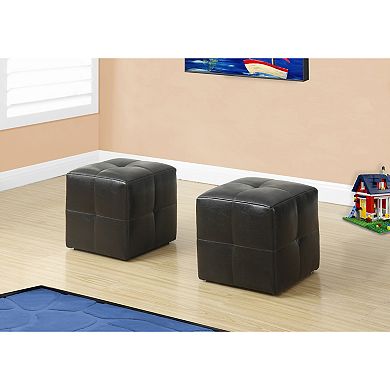 Kids Monarch Upholstered Ottoman 2-piece Set